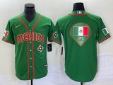 2023 World Cup Mexico blank green majestic baseball jerseys 35