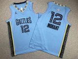 Youth Nike Memphis Grizzlies #12 Ja Morant light blue nba basketball jersey