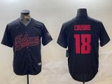 Nike Atlanta Falcons #18 Kirk Cousins black Color Rush Limited Jersey Joint name-BD