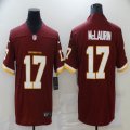 Nike Washington Redskins #17 Terry McLaurin Red Color Rush Limited Jersey