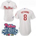 Philadephia Phillis 8 Shane Victorino white mlb jersey