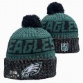 2024 NPhiladelphia Eagles green black NFL Sports Cuffed Knit Hats