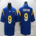 Nike Rams Matthew Stafford #9 blue Color Rush Limited Jersey