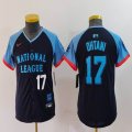 Youth National League Shohei Ohtani Nike Navy 2024 MLB All-Star Game Limited Player Jersey 01