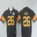 Men Pittsburgh Steelers #26 Le Veon Bell Nike black Color Rush Limited Jersey