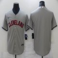 Nike Cleveland Indians blank gray majestic baseball jersey-BD