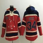 Boston Red Sox #34 David Ortiz red MLB baseball Hooded Sweatshirt-Signature