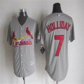 St.Louis Cardinals #7 Matt Holliday Grey New Cool Base Stitched Baseball Jersey