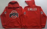 Ohio State Buckeyes Red B.MILLER NCAA Hooded Sweatshirt