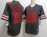 Ohio State Buckeyes #18 Will Howard Black NCAA college jerseys-XST