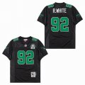 Philadelphia Eagles R.White 92# black throwback NFL jerseys-SG