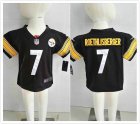 Nike Pittsburgh Steelers #7 Ben Roethlisberger Black nfl children jerseys