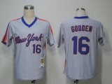 MLB Jerseys New York Mets 16 Gooden Grey M&N