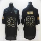 Nike Oakland Raiders #83 Darren Waller black Salute To Service Limited Jersey-BD