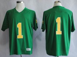 Notre Dame Fighting Irish Louis Nix III #1 green Techfit College Football Jersey