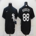 Nike Chicago White Sox #88 Luis Robert Black Majestic baseball jerseys-BD