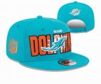 2023 Dolphins green NFL Snapback Hats-YD