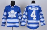 Reebok Toronto Maple Leafs #4 Cody Franson blue NHL Jerseys