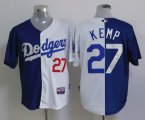 Los Angeles Dodgers #27 Matt Kemp Blue White MLB Jerseys