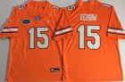 Jordan Florida Gators Tim Tebow #15 orange College Football Jersey