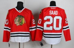 Reebok Chicago Blackhawks SAAD 20# red new Jersey