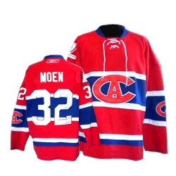 Travis Moen Jersey 32 Red Montreal New CA Canadiens Jerseys