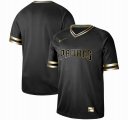 Nike San Diego Padres blank black gold baseball jersey