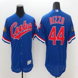 Chicago Cubs Anthony Rizzo #44 blue Flexbase Authentic Collection Jersey