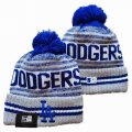 2024 Los Angeles Dodgers blue gray white MLB Cuffed Knit Hats