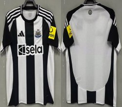 2024-2025 Newcastle United thailand version white black soccer jerseys hame-QQ