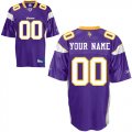 Minnesota Vikings Customized Personalized Team Color Jerseys