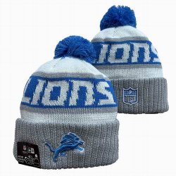 2024 Detroit Lions gray blue white NFL Sports Cuffed Knit Hats