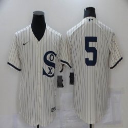 Chicago White Sox #5 white majestic Baseball Jersey Dream version -BD