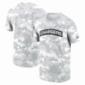 San Diego Chargers Nike Arctic Camo 2024 Salute To Service Performance T-Shirt