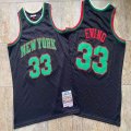 New York Knicks #33 Patrick Ewing black throwback nab jerseys-LT