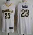 Nike new orleans pelicans Anthony Davis 23 white NBA basketball jersey-LT