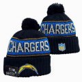 2024 San Diego Chargers black blue white NFL Sports Cuffed Knit Hats