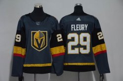 Women Adidas Vegas Golden Knights #29 Marc Andre Fleury gray hockey Jersey