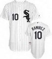 Chicago White Sox Alexei Ramirez 10 White mlb Jersey