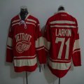 Detroit Red Wings #71 Dylan Larkin Red nhl hockey Jersey