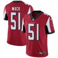 Nike Atlanta Falcons #51 Mack red color Rush Limited Jersey