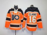 Philadelphia Flyers CLARKE 16# orange NHL Hooded Sweatshirt