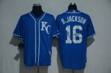 2017 Kansas Royals #16 B.jackson blue mlb baseball Jersey