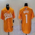 Tennessee Volunteers #1 Christian Moore orange NCAA jerseys Joint Name