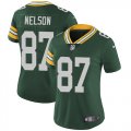 Women nike Packers #87 Jordy Nelson green Color Rush Limited Jersey