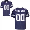 Dallas Cowboys Customized Personalized Team Color Jerseys