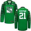 customized 2016 New York Rangers #21 Derek Stepan green hockey jersey