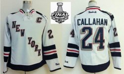 2014 stanley cup New York Rangers 24 CALLAHAN White hockey Jersey