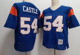 The Blue Mountain State #54 Kevin Castle Movie blue Sewn Darin Football Jersey