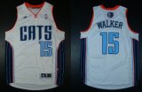 Adidas NBA Charlotte Bobcats 15 Kemba Walker New Revolution 30 Swingman White nba Jersey